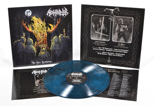 ABOMINATOR - The Fire Brethren (12" LP) - Aqua Blue/Black Galaxy