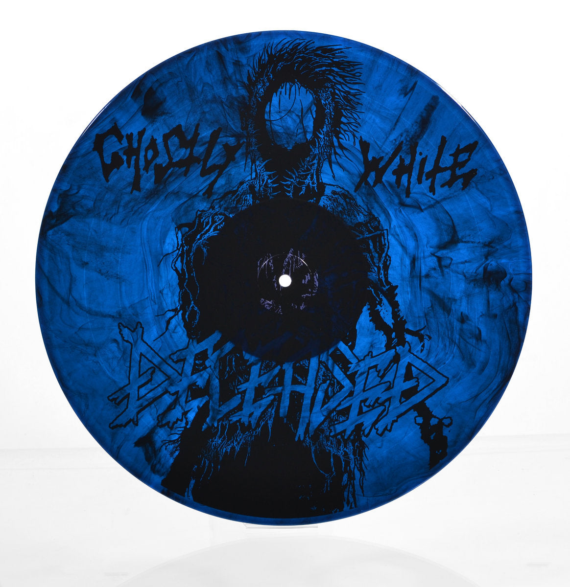 DECEASED - Ghostly White (12" Gatefold DOUBLE LP) - Blue w/ Black Marble