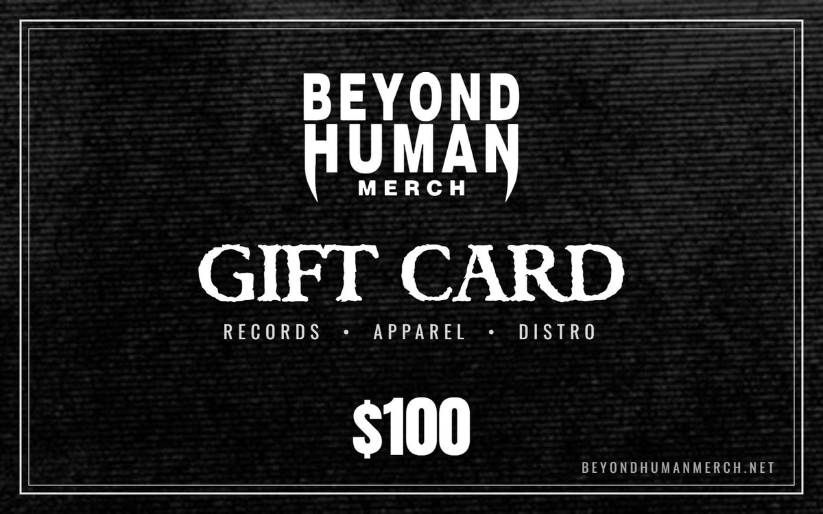 Beyond Human Merch $100 gift card