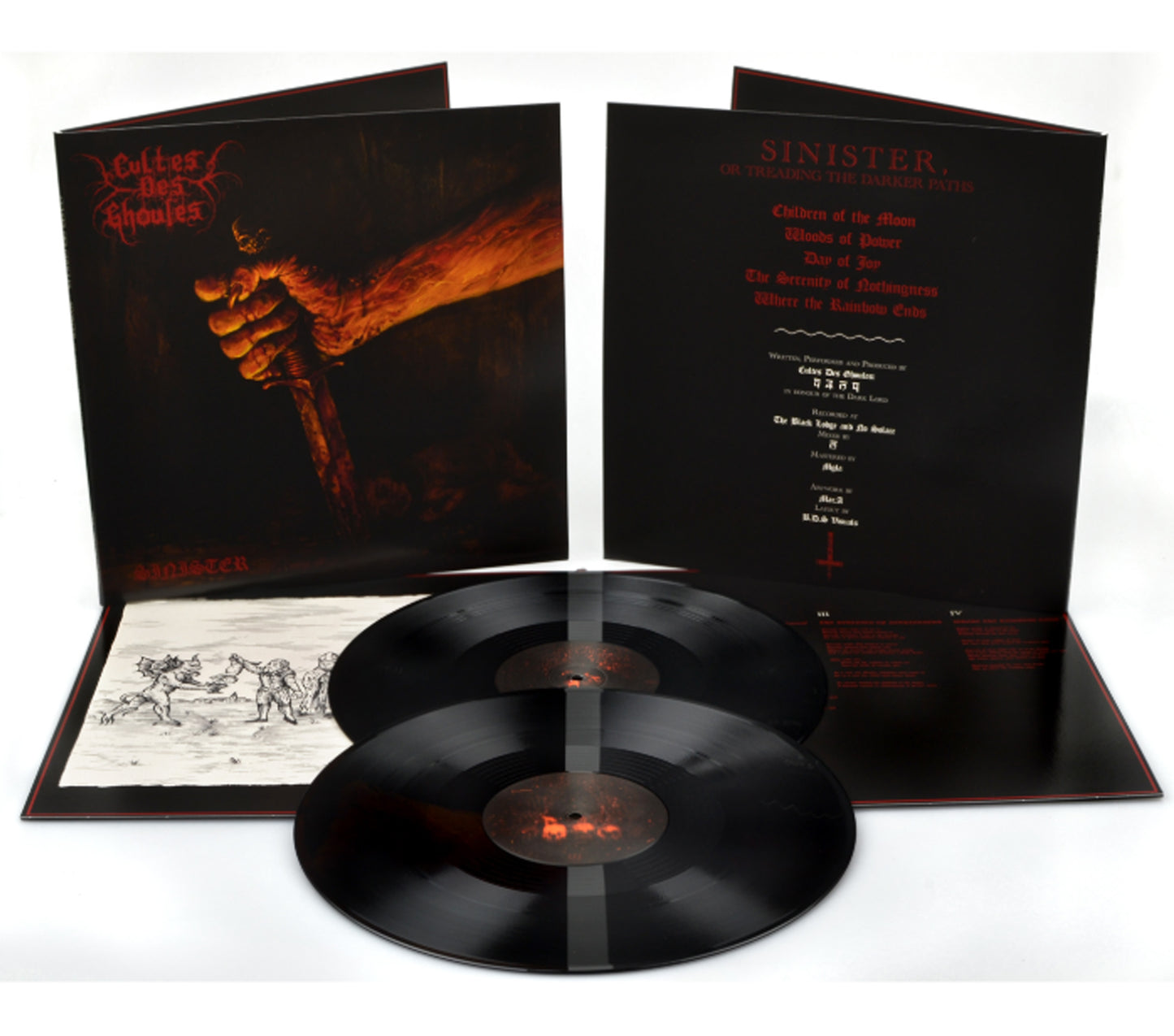 CULTES DES GHOULES - Sinister, Or Treading The Darker Paths (12" Gatefold DOUBLE LP)