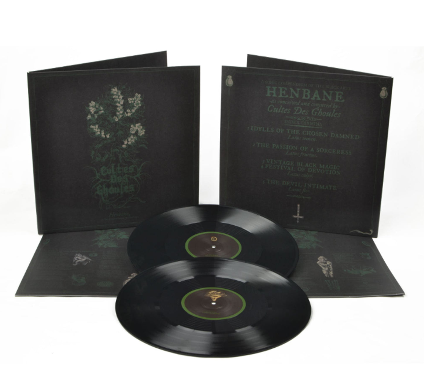 CULTES DES GHOULES - Henbane, ...or Sonic Compendium of the Black Arts (12" Gatefold DOUBLE LP on Black Vinyl)
