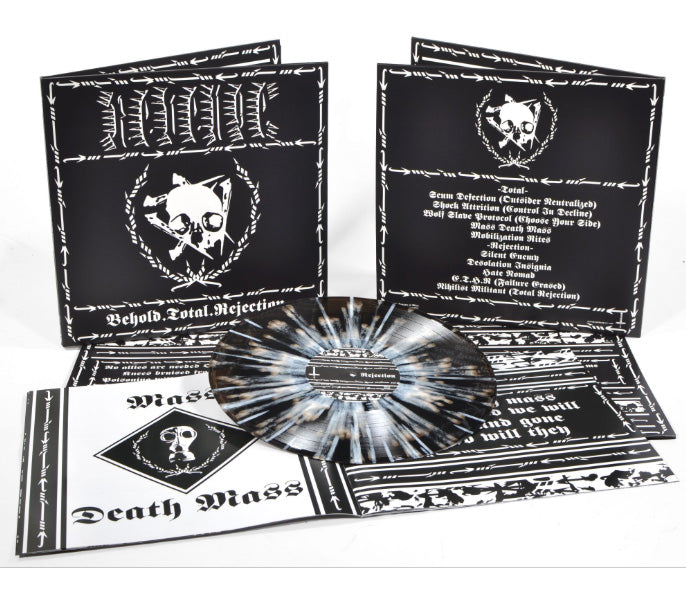 REVENGE - Behold.Total.Rejection (12" Gatefold LP w/ Booklet on Black Ice w/ White Splatter)