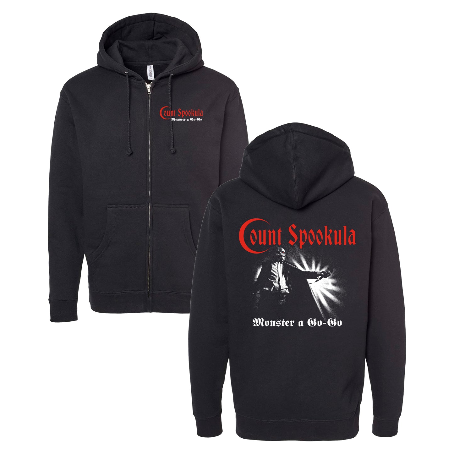 COUNT SPOOKULA - Monster A Go-Go (Zip-Up Hoodie) (PREORDER)