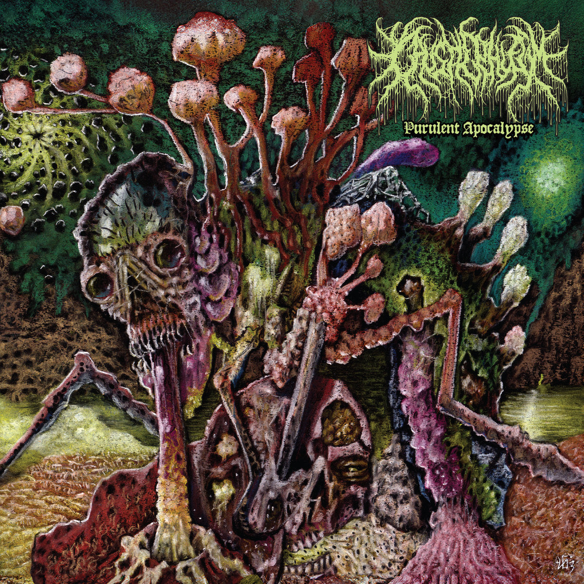 CAUSTIC PHLEGM - Purulent Apocalypse (12" LP)