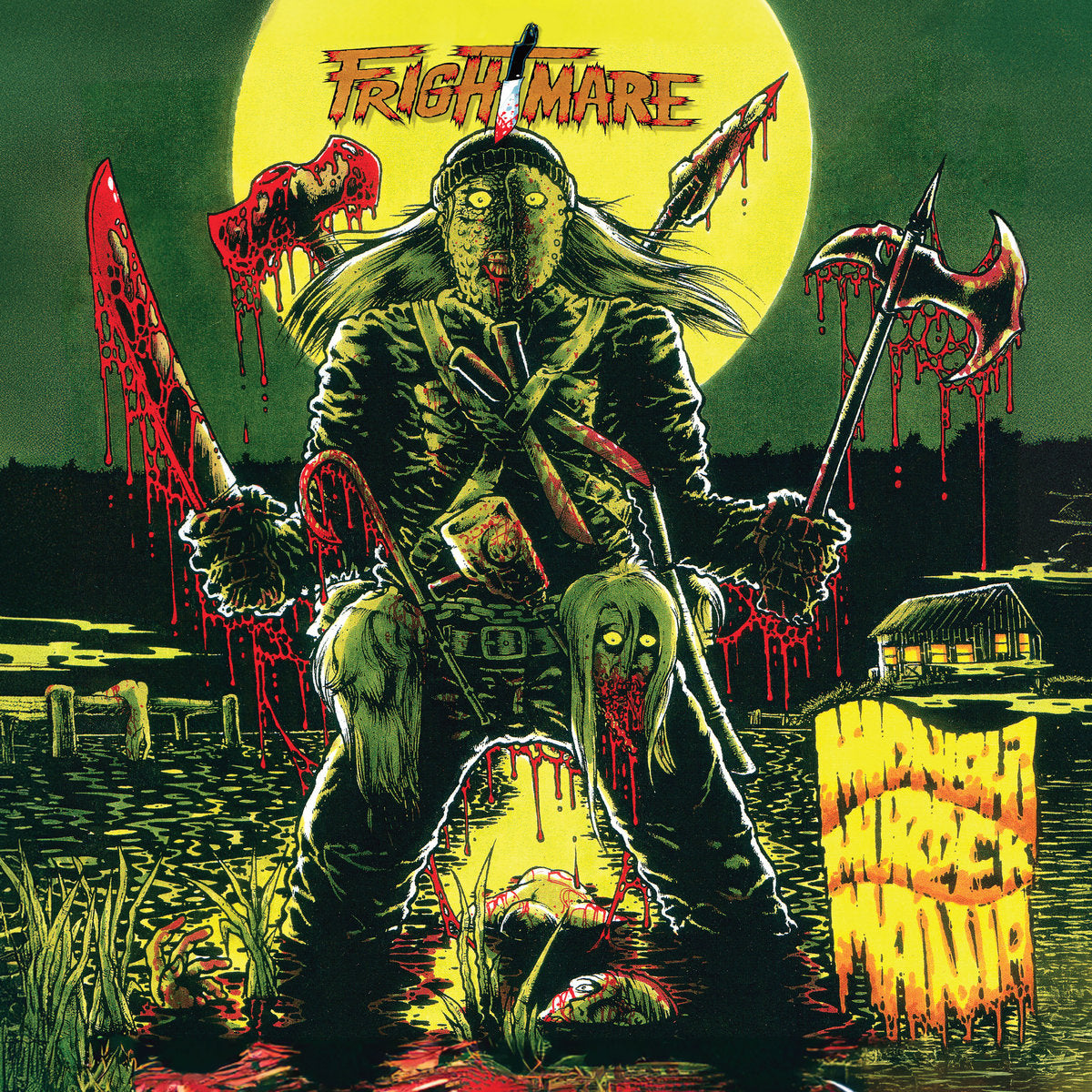 Yellow Splatter Transparent FRIGHTMARE - Midnight Murder Mania (12