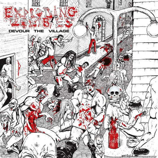 EXPLODING ZOMBIES - Devour The Village (12" Gatefold DOUBLE LP)