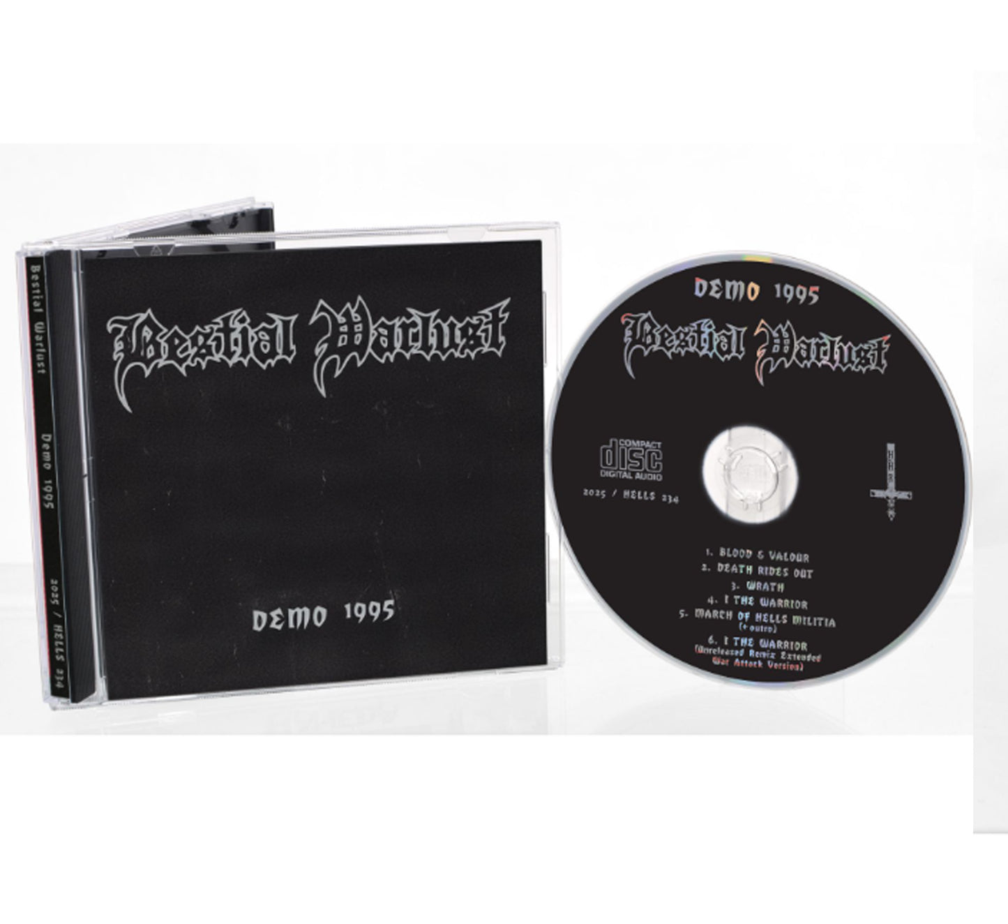 BESTIAL WARLUST - Demo 1995 (MCD - Black Disc)