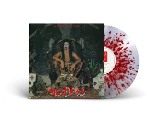 DEATH SS - ...In Death Of Steve Sylvester (12" LP on Ultra Clear Vinyl w/ Red Splatter)