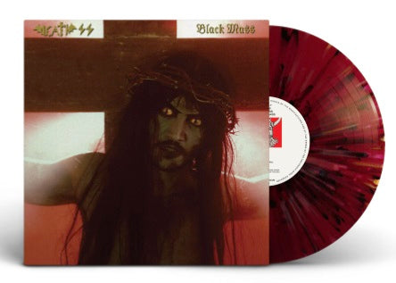 DEATH SS - Black Mass (12" LP on Red Vinyl w/ Black & Mustard Splatters)
