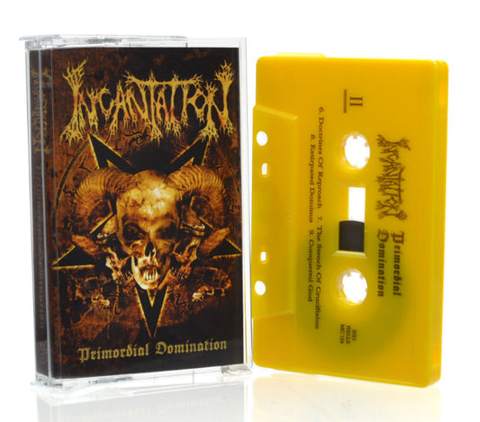 INCANTATION - Primordial Domination (CASSETTE - Dark Yellow Shell)