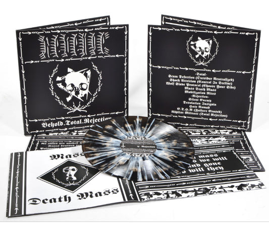 REVENGE - Behold.Total.Rejection (12" Gatefold LP w/ Booklet on Black Ice w/ White Splatter)
