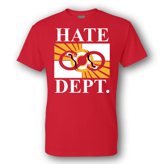 Hate Dept. - Snakes Tee (Red)